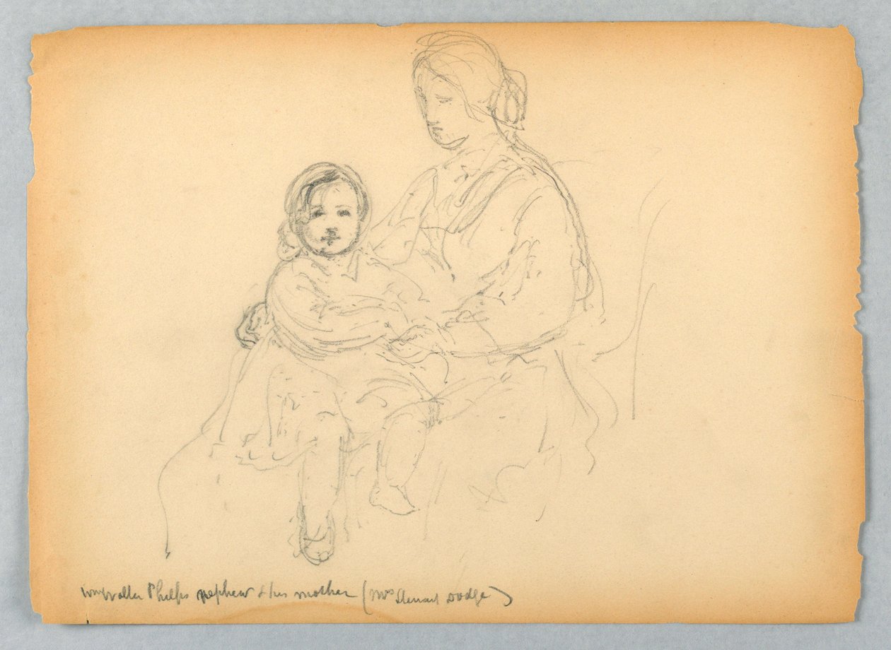 El sobrino de William Walter Phelps y su madre, la Sra. Steuart Dodge de Daniel Huntington