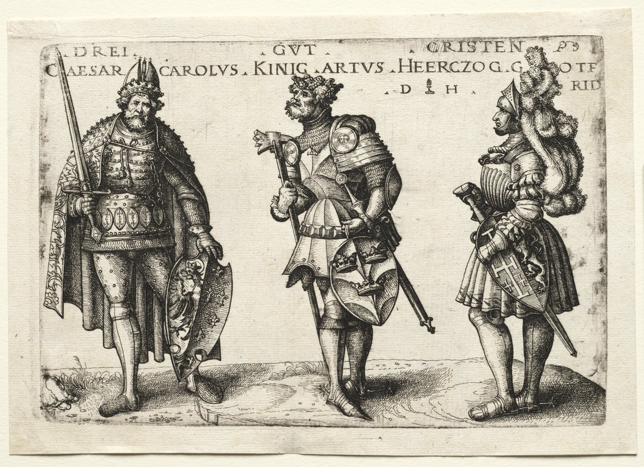 Three Worthy Christians de Daniel I Hopfer