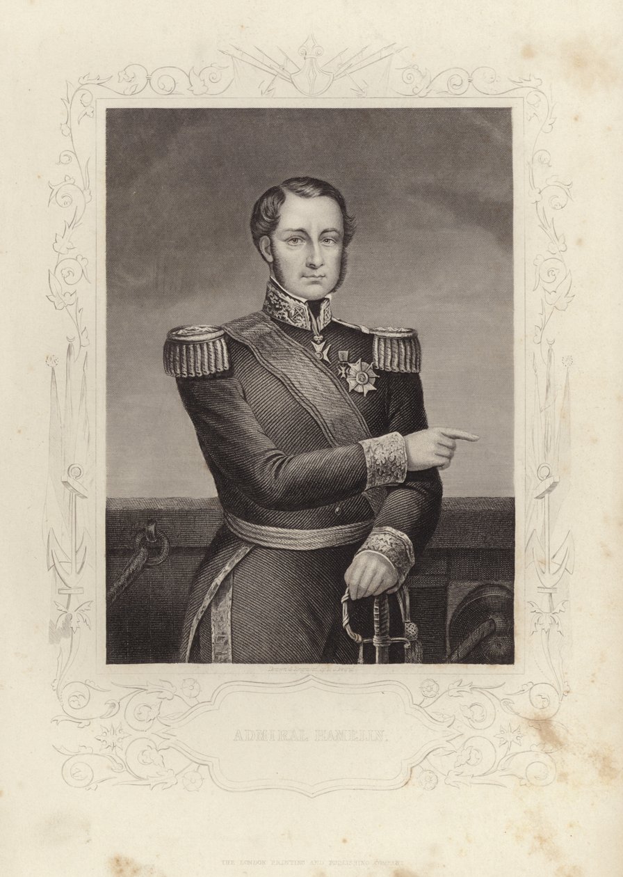 Almirante Havelin (grabado) de Daniel John. Pound