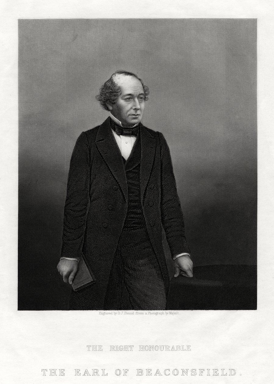Benjamin Disraeli, Conde de Beaconsfield, Primer Ministro, 1880 de Daniel John Pound