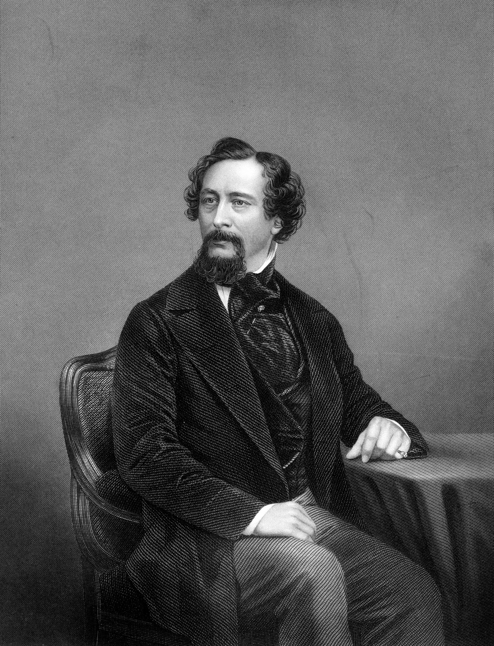Charles Dickens, novelista inglés, siglo XIX de Daniel John Pound