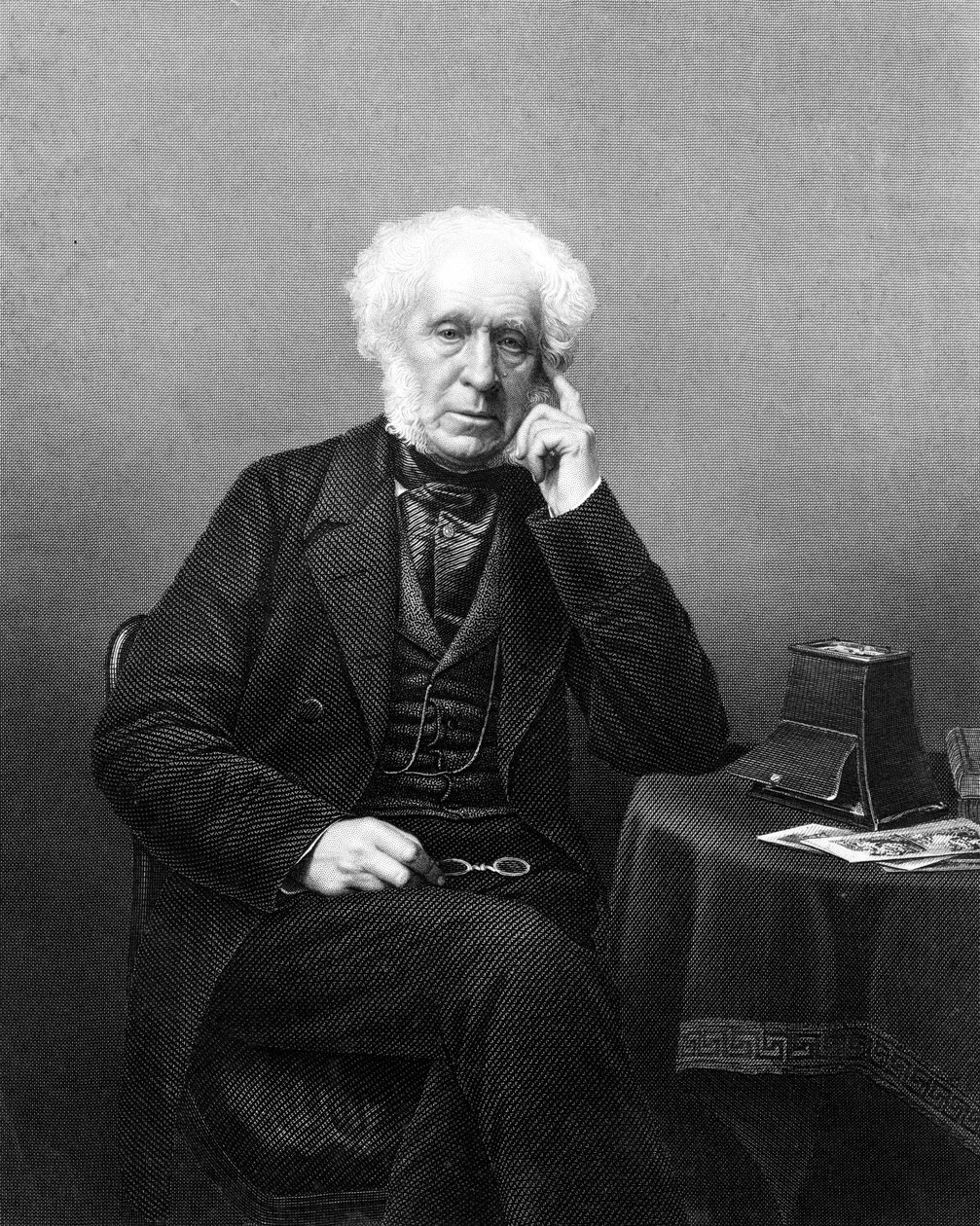 Sir David Brewster, científico, inventor y escritor escocés del siglo XIX de Daniel John Pound