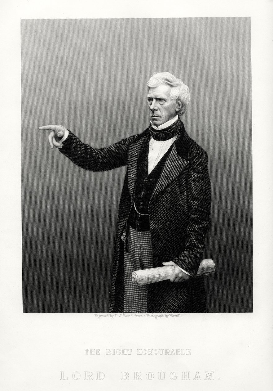 El Muy Honorable Henry Brougham, Lord Alto Canciller de Gran Bretaña de Daniel John Pound