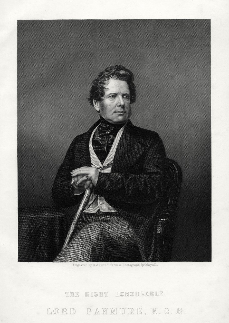 William Maule 1700-1782, 1er Conde de Panmure, soldado y político, c. 1880 de Daniel John Pound