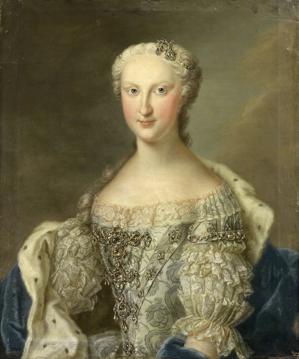 Marie-Thérèse-Raphaëlle de Bourbon, Infanta de España, Delfina de Francia en 1745 de Daniel Klein