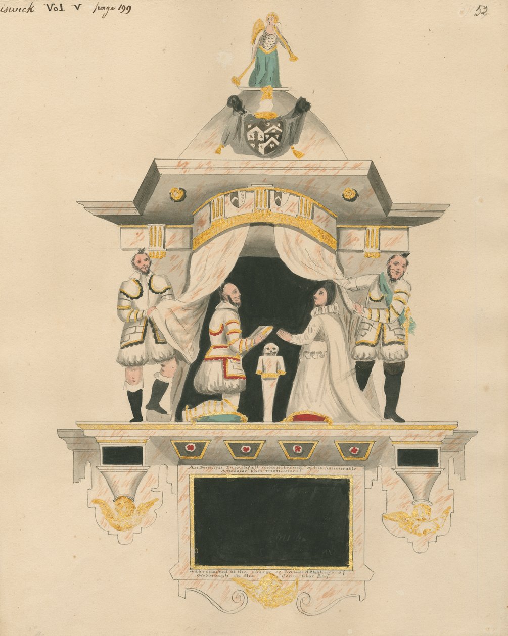 Monumento a Sir Thomas Chaloner de Daniel Lysons