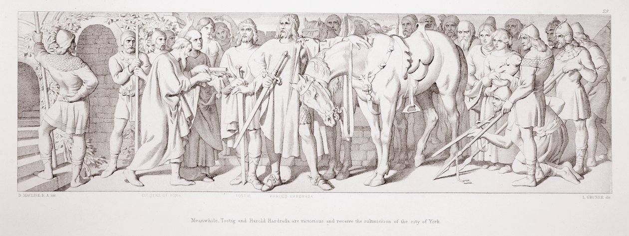 Mientras tanto, Tostig y Harold Hardrada son victoriosos y reciben la sumisión de la ciudad de York, de 