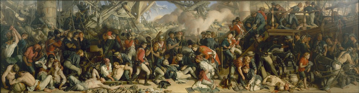 La muerte de Nelson de Daniel Maclise