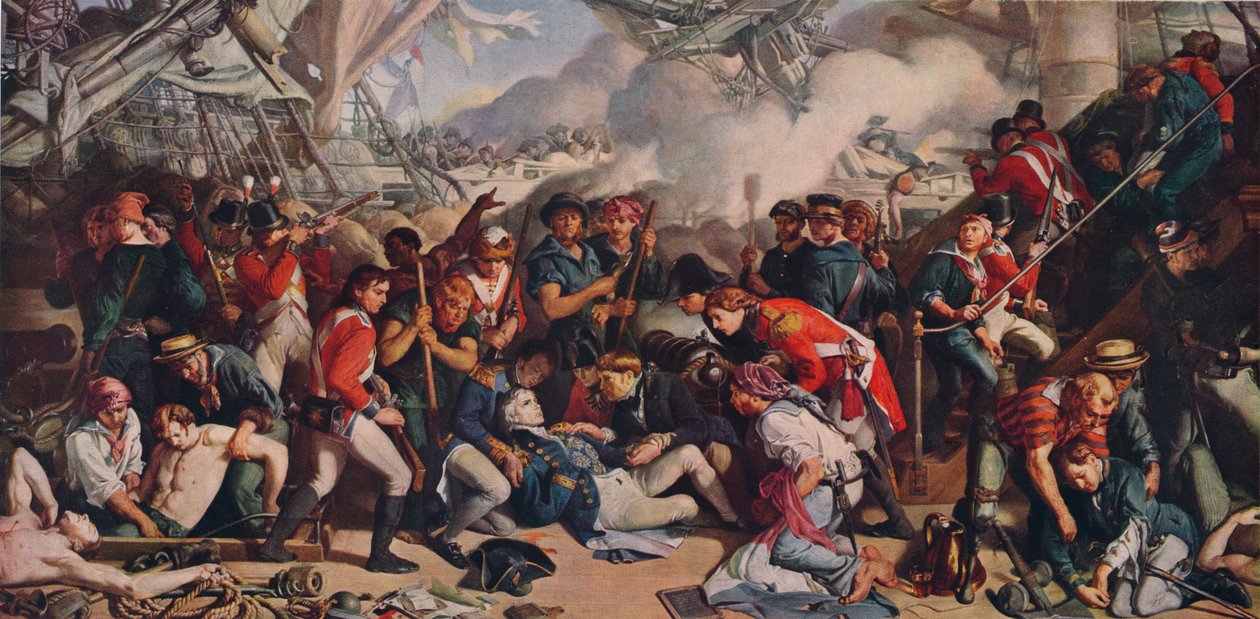 La muerte de Nelson, 1859-64, 1938 de Daniel Maclise