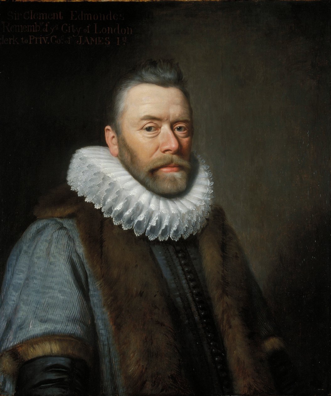 Sir Clement Edmondes, siglo XVII de Daniel Mytens
