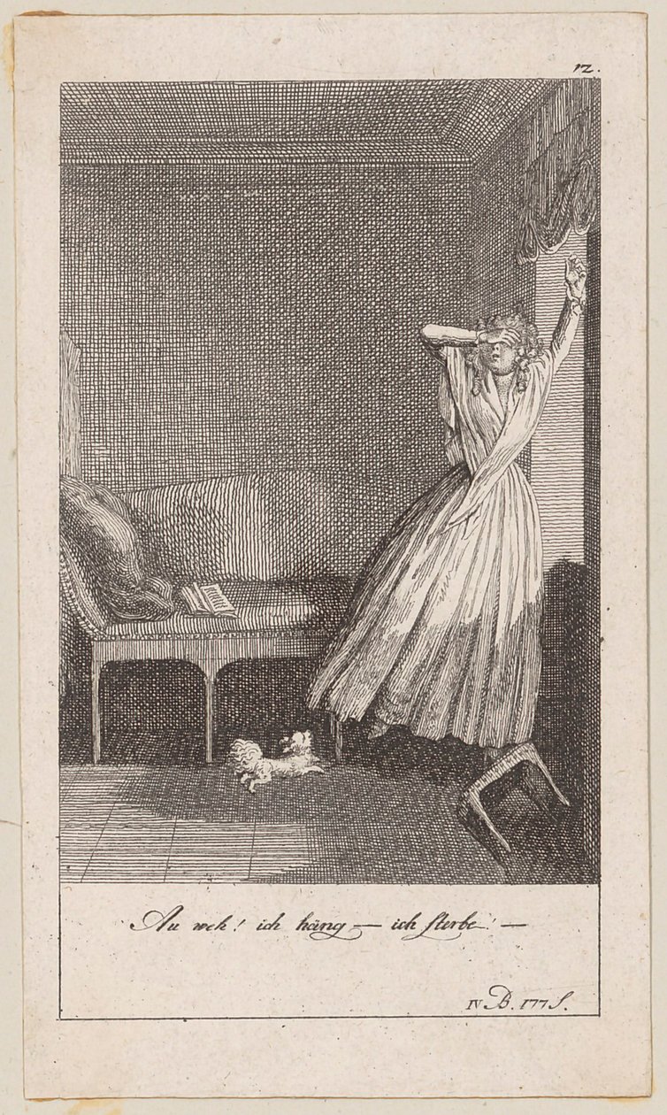 Lámina 12 de la «Aeneide» de Blumauer de Daniel Nikolaus Chodowiecki