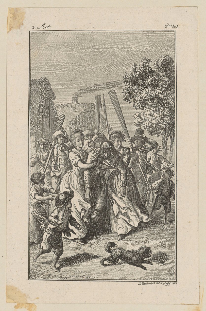 Hoja 2 de «Fischer», de Ewald de Daniel Nikolaus Chodowiecki