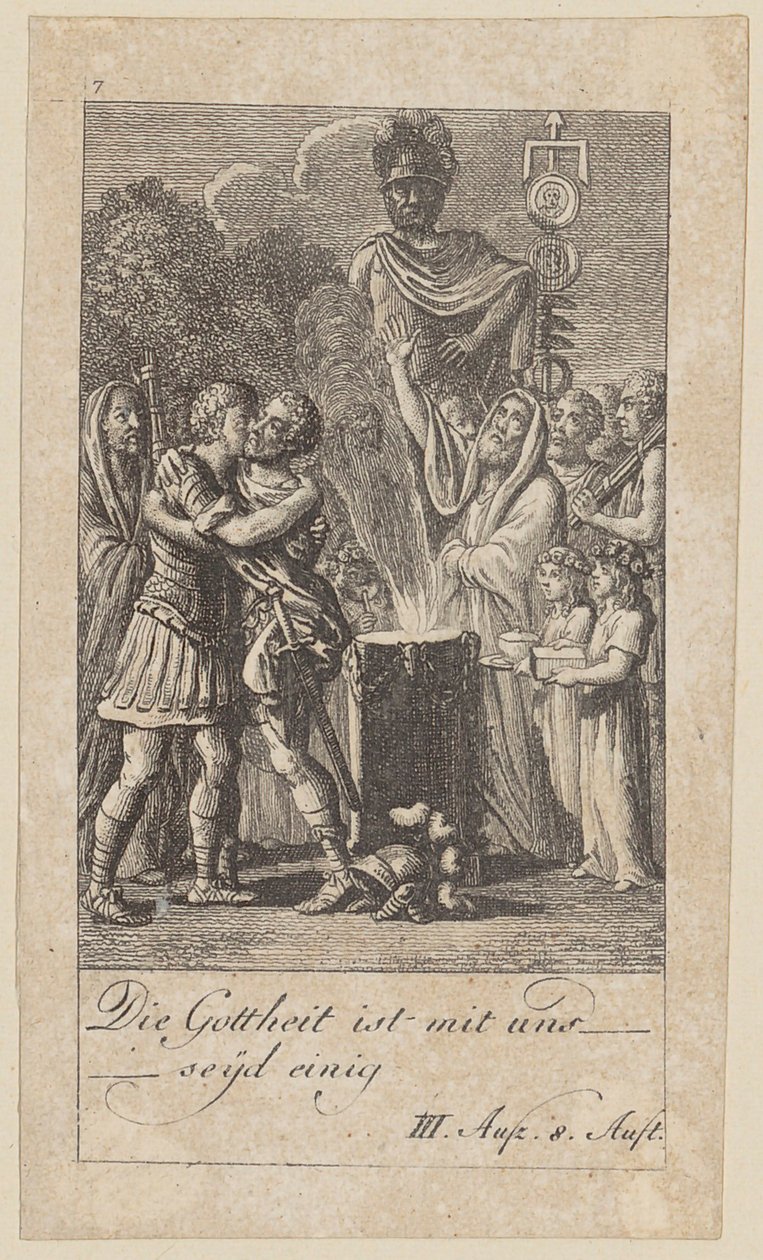 Hoja 7 sobre «Coriolano», de Shakespeare de Daniel Nikolaus Chodowiecki