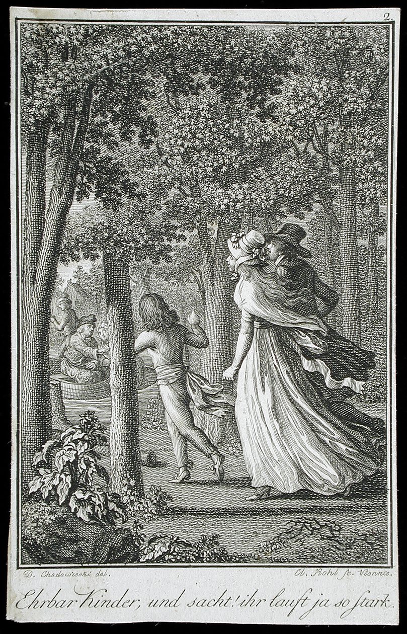 Ilustraciones para el «Almanaque de Becker de 1798» de Daniel Nikolaus Chodowiecki