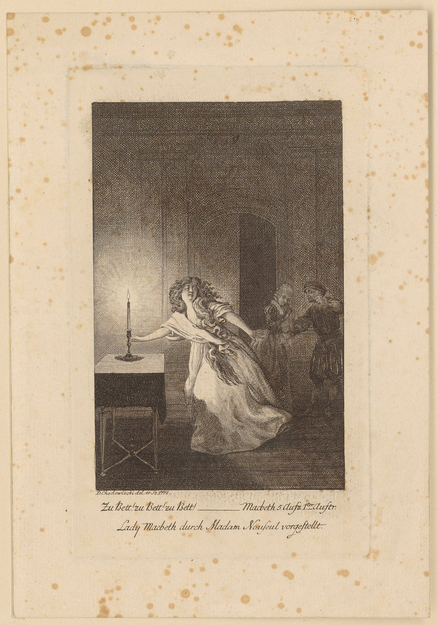 Lady Macbeth de Daniel Nikolaus Chodowiecki