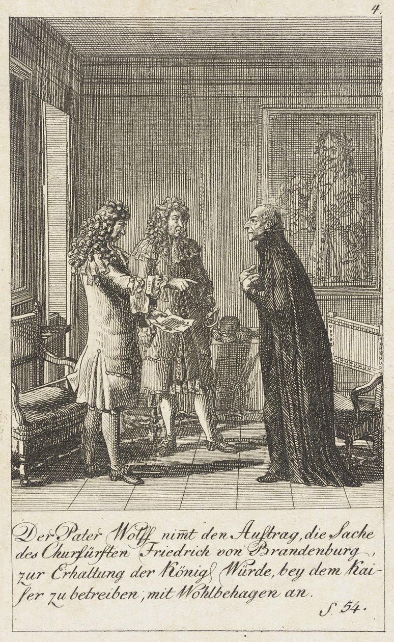 Lámina 4 para «Historia de Brandeburgo para 1793» de Daniel Nikolaus Chodowiecki