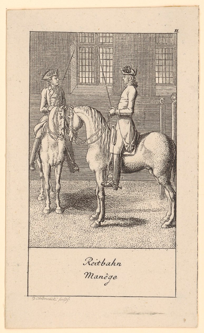 Picadero de Daniel Nikolaus Chodowiecki