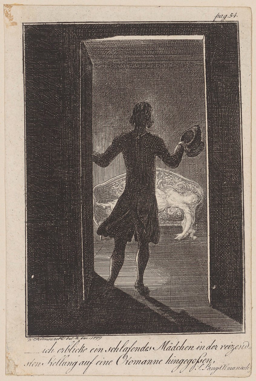 Robert conoce a Louise de Daniel Nikolaus Chodowiecki