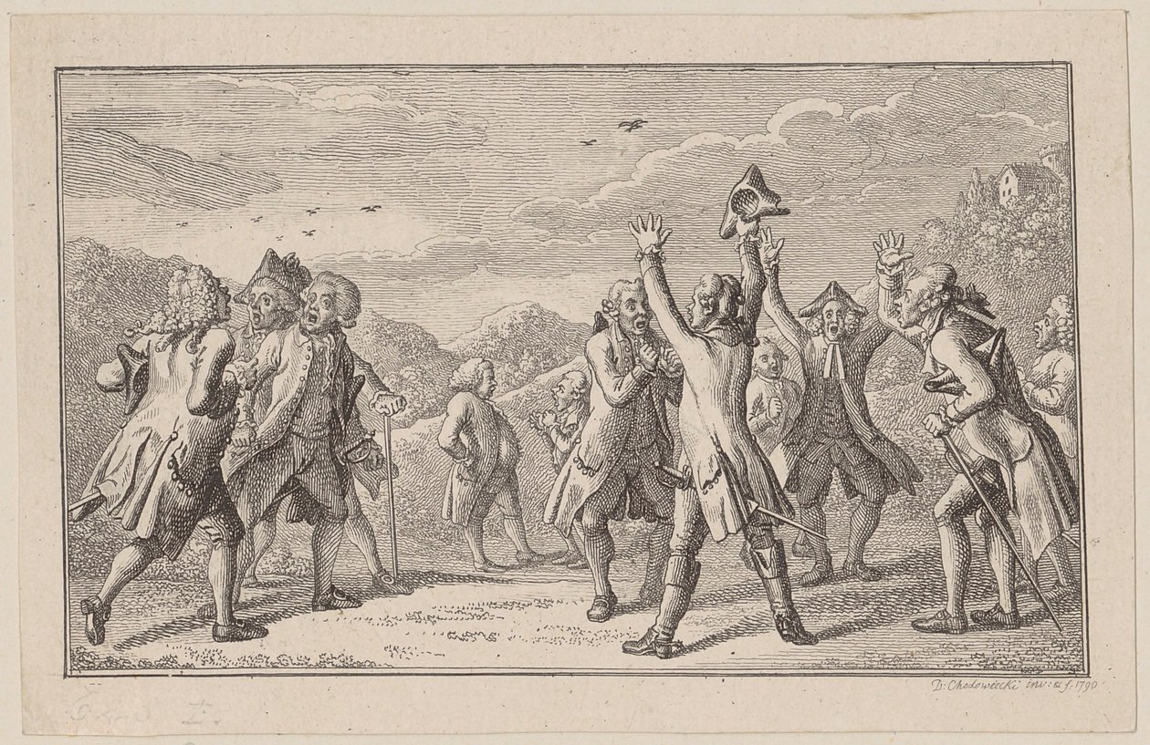 Sofistas de Daniel Nikolaus Chodowiecki