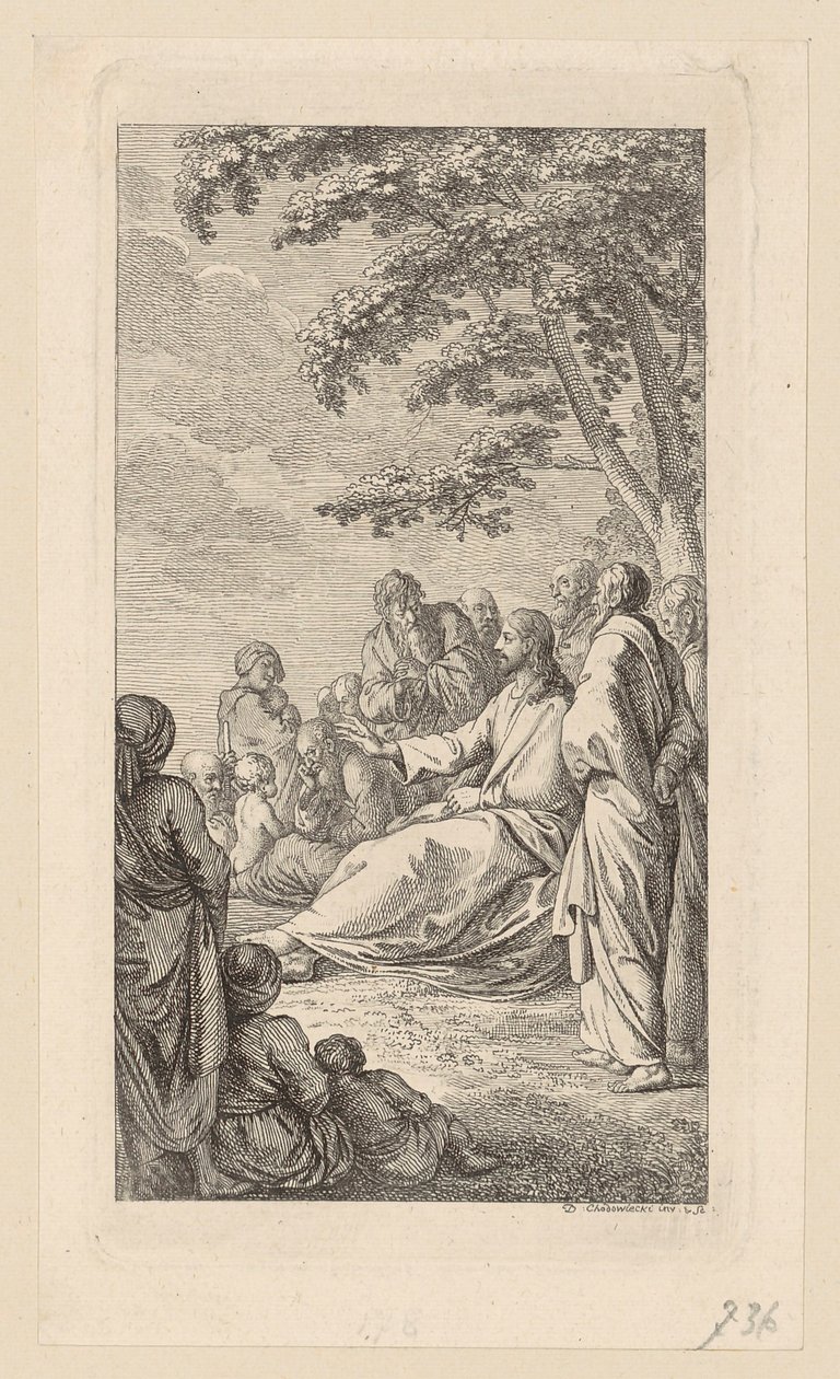 Grabado en cobre de la portada del libro de cantos de Basedow, 2.º volumen de Daniel Nikolaus Chodowiecki