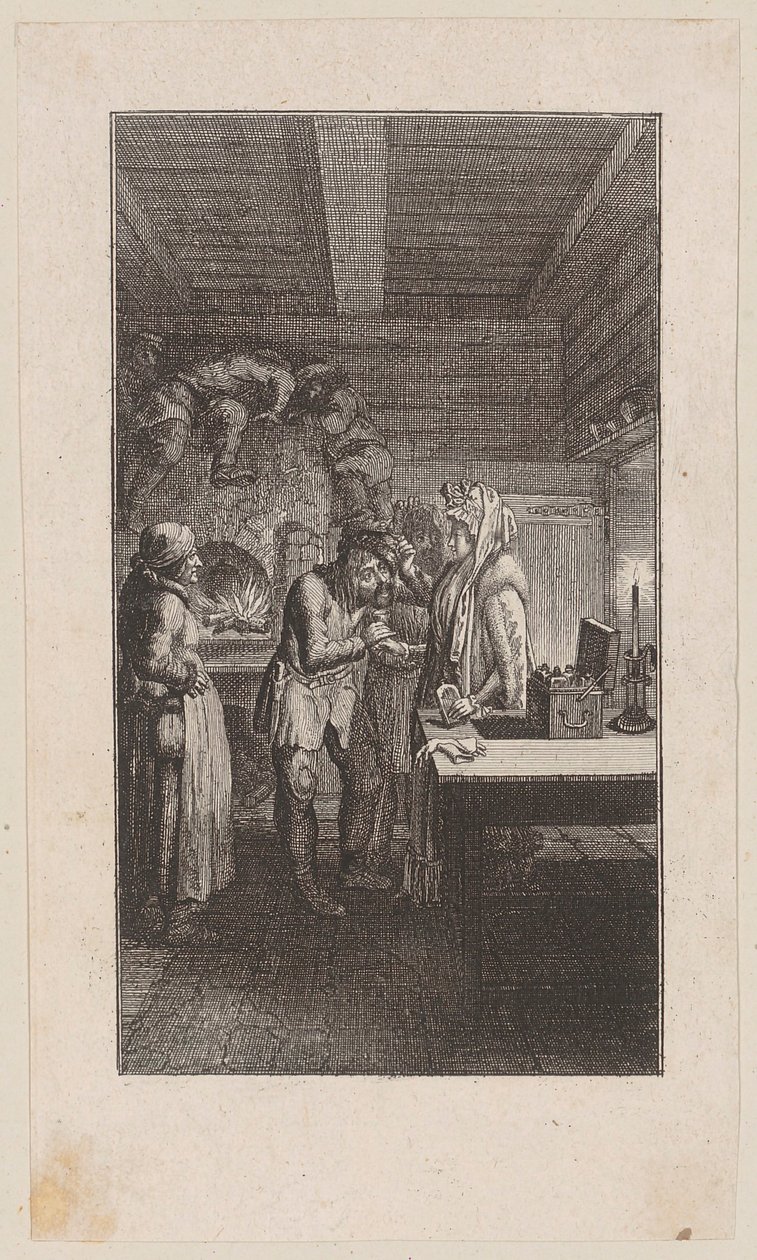 Grabado en cobre de la portada de «Cuadros de San Petersburgo», de Storch, primera parte de Daniel Nikolaus Chodowiecki
