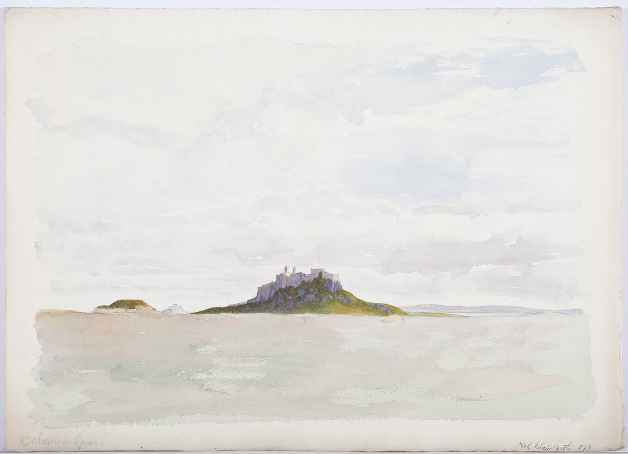 Castillo de Holy Island, 1893 de Daniel Oliver