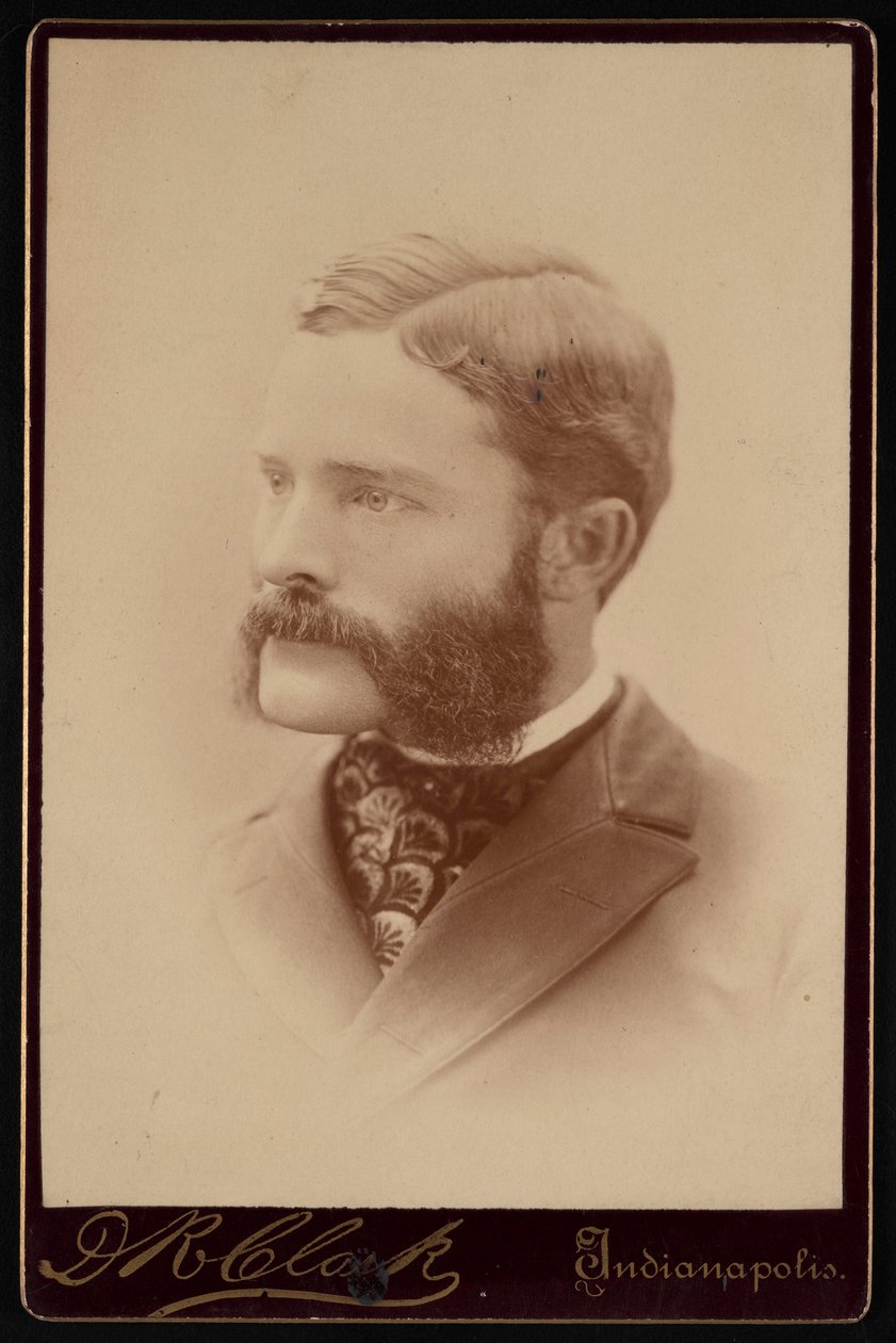 Retrato de Barton Warren Evermann 1853-1932, Antes de 1900 de Daniel R Clark