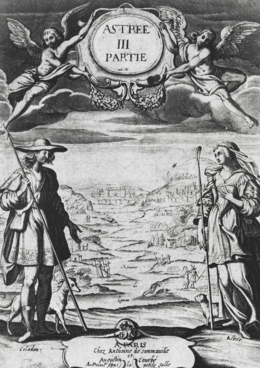 Astree y Celadon, ilustración de 
