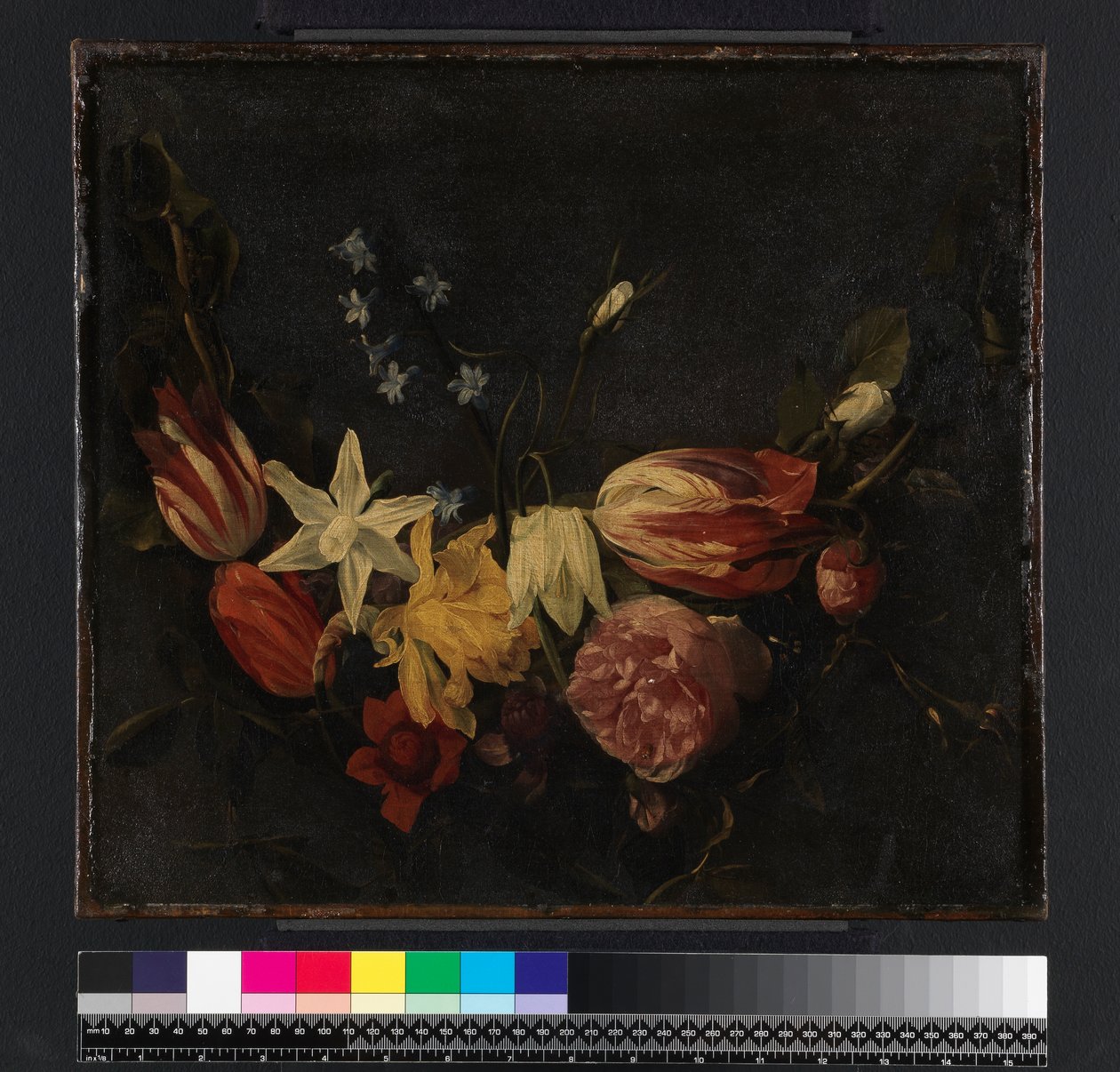 Guirnalda de flores, antes de 1661 de Daniel Seghers