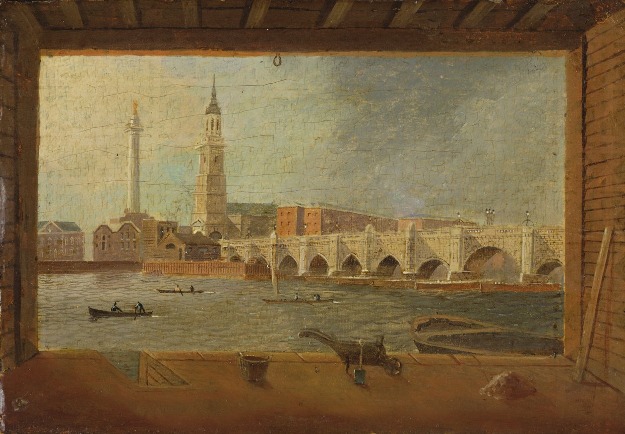 Vista del Puente de Londres de Daniel Turner