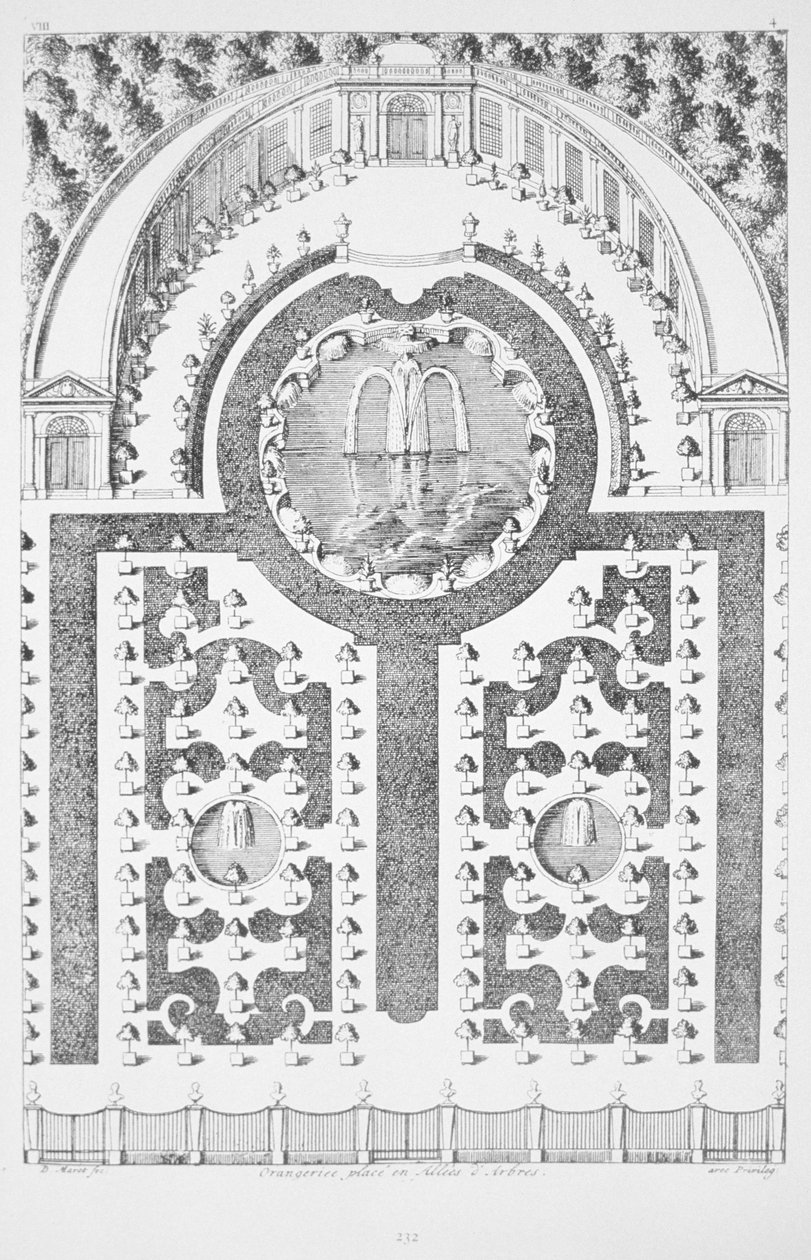 Una Orangerie de Daniel the Elder Marot