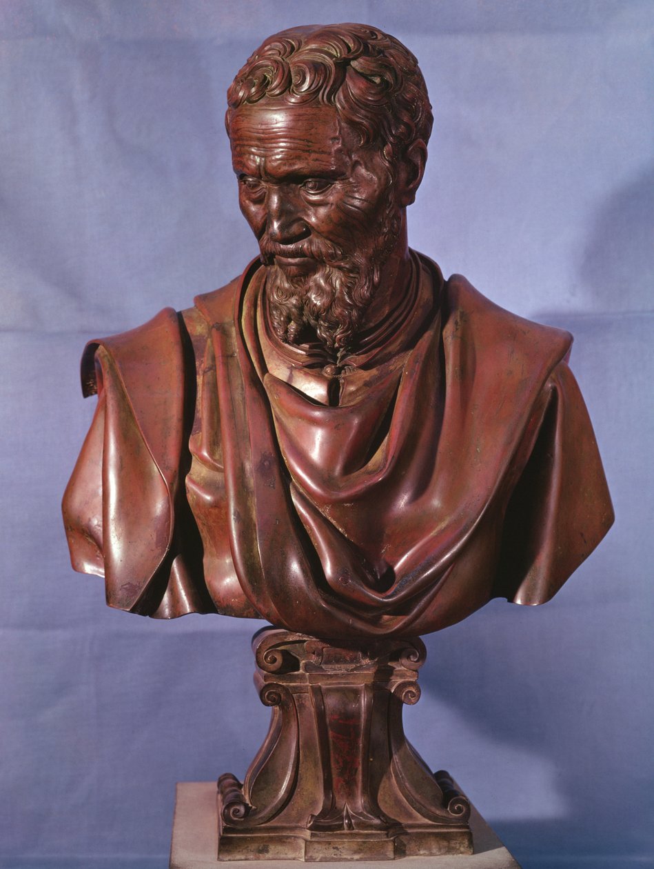 Busto de Miguel Ángel Buonarroti (1475-1564) de Daniele da Volterra