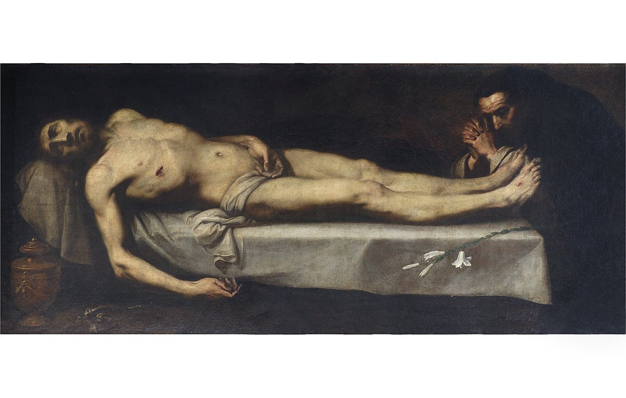 Cristo muerto y Santo Domingo de Guzmán de Daniele Crespi