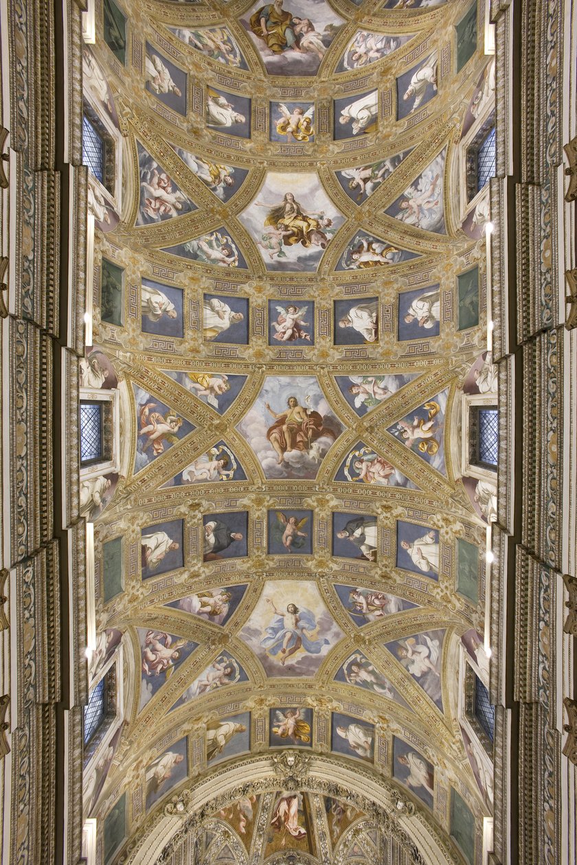 Bóveda de la nave central, Iglesia de S. Maria Assunta de Daniele Crespi