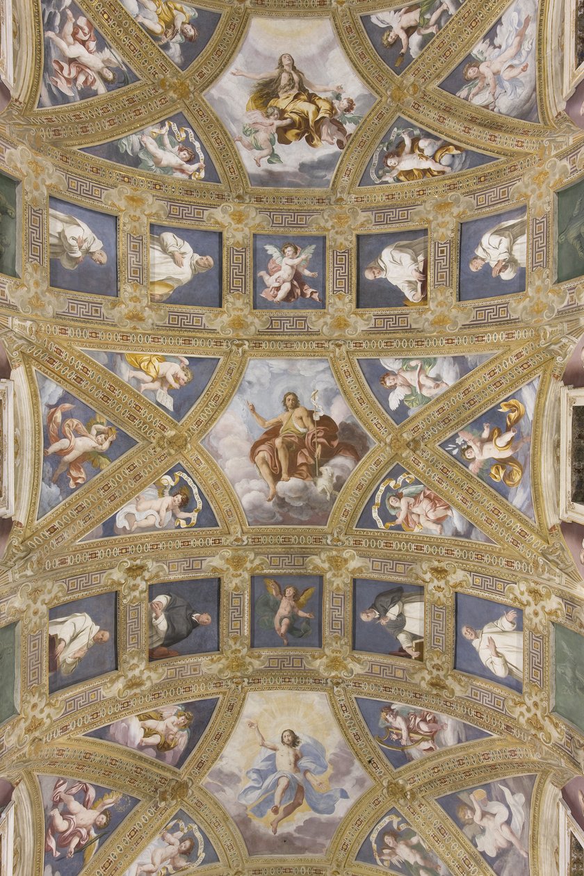 Bóveda de la nave central, Iglesia de S. Maria Assunta, 1629 de Daniele Crespi