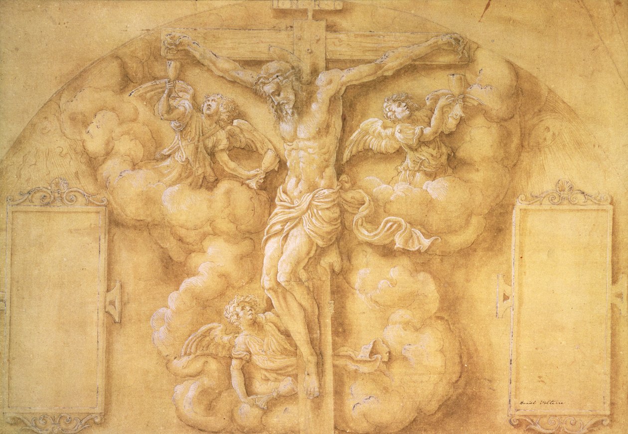 La Crucifixión, 1547 de Daniele da Volterra