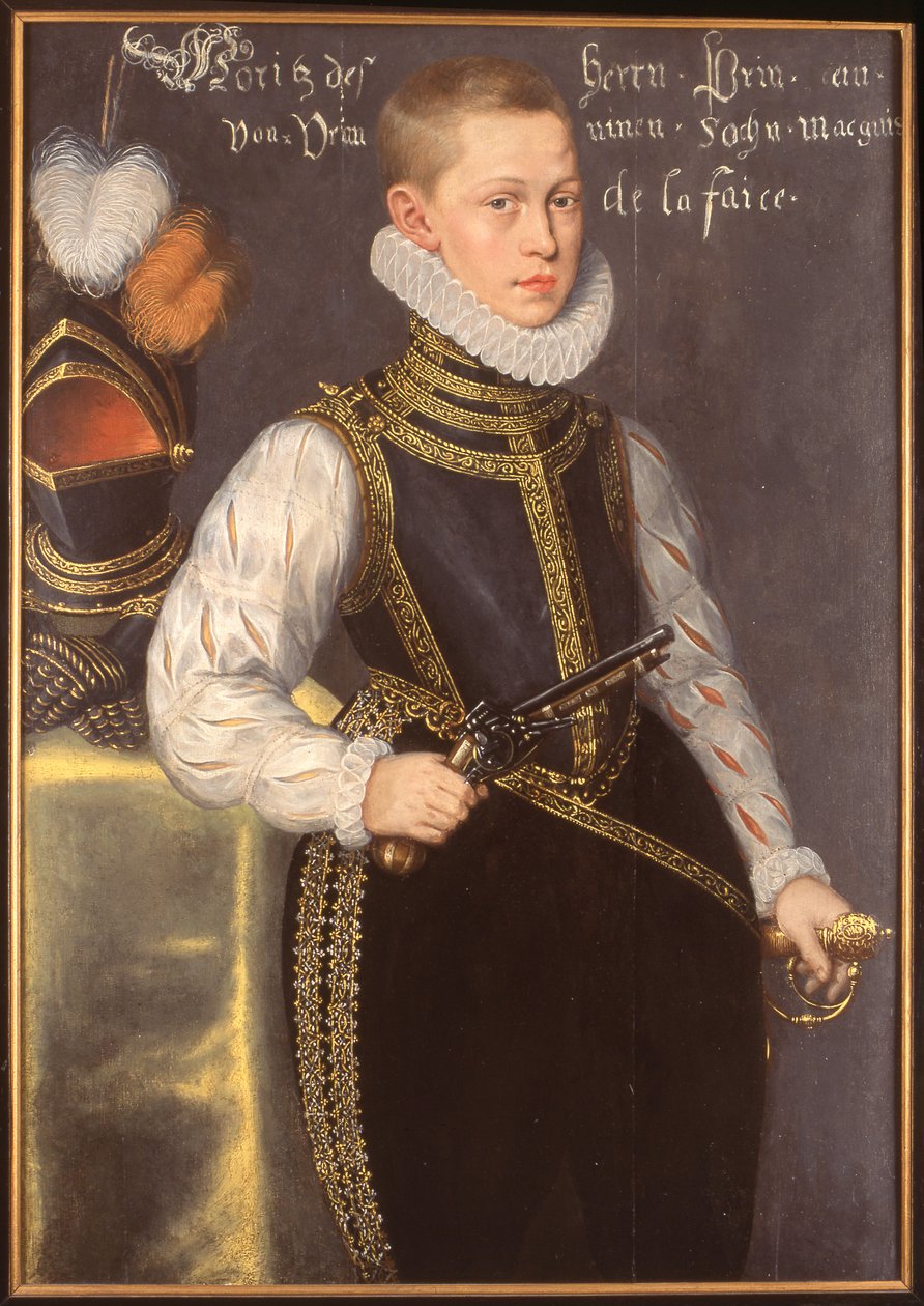 Retrato de Mauricio Príncipe de Orange de Daniël van den Queborn  