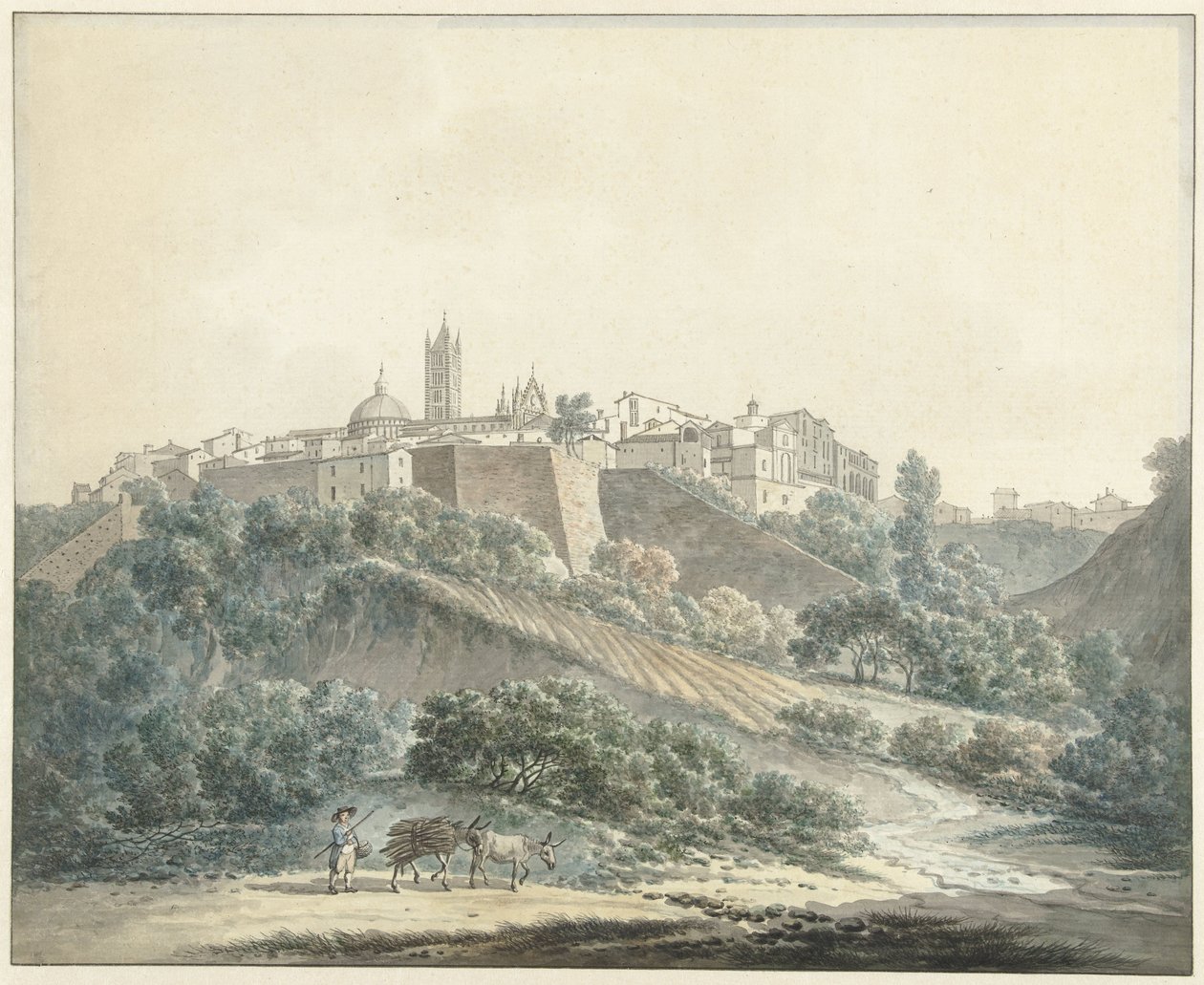 Vista de Siena de Daniël Dupré