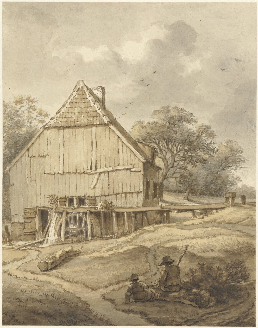 Vista del Klingelbeek cerca de Arnhem de Daniël Kerkhoff