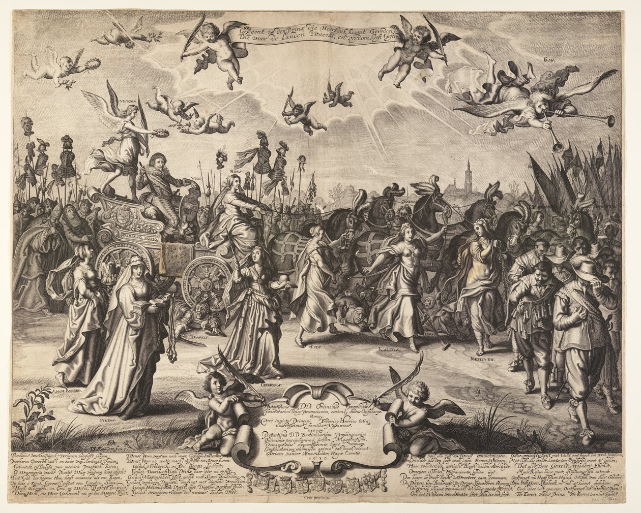 El coche triunfal del príncipe Hendrik de Orange de Daniël van den Bremden