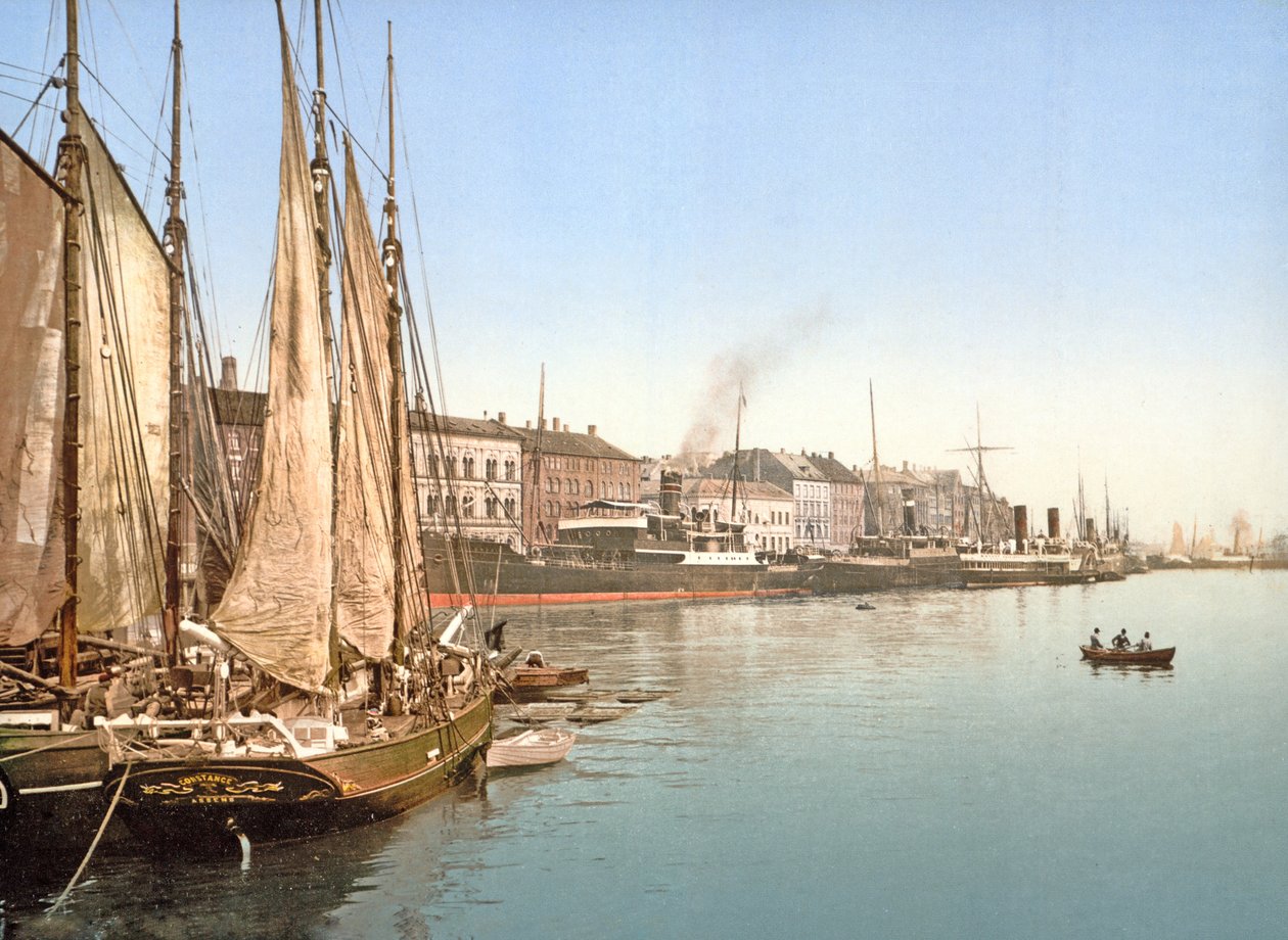 Vista de Havnegade, Copenhague de Danish Photographer