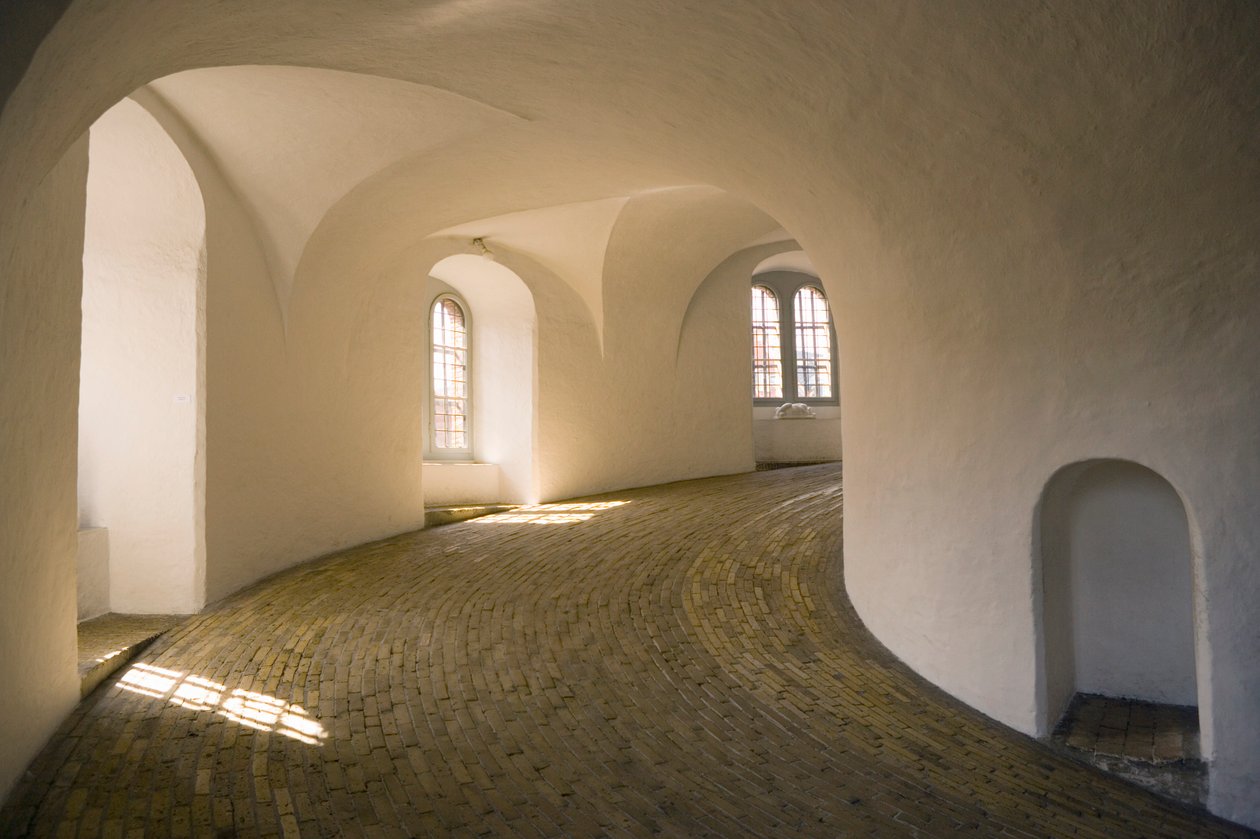 Interior de la Torre Redonda, completada en 1643 de Danish School