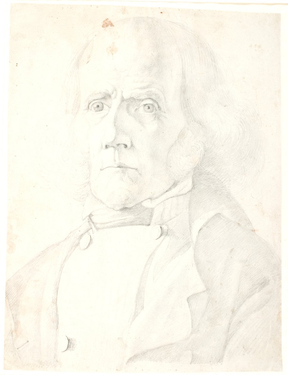 Un anciano con cabello largo de Dankvart Dreyer