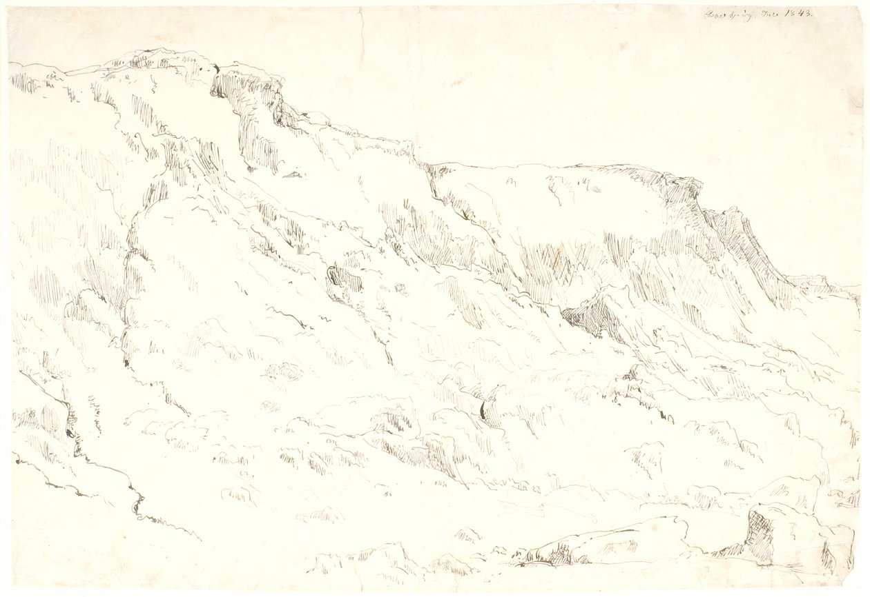 Parte de la costa en Bovbjerg de Dankvart Dreyer