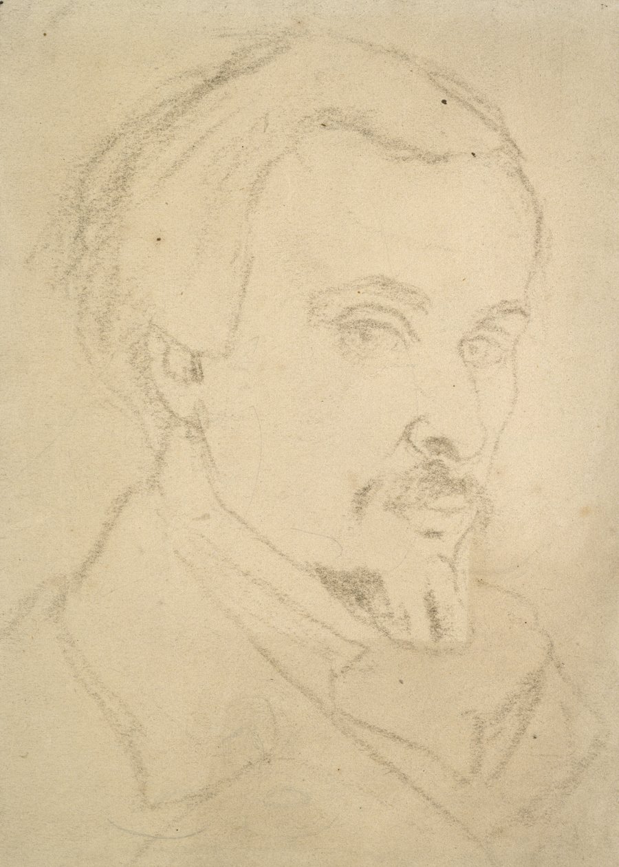 Autorretrato de Dante Gabriel Charles Rossetti