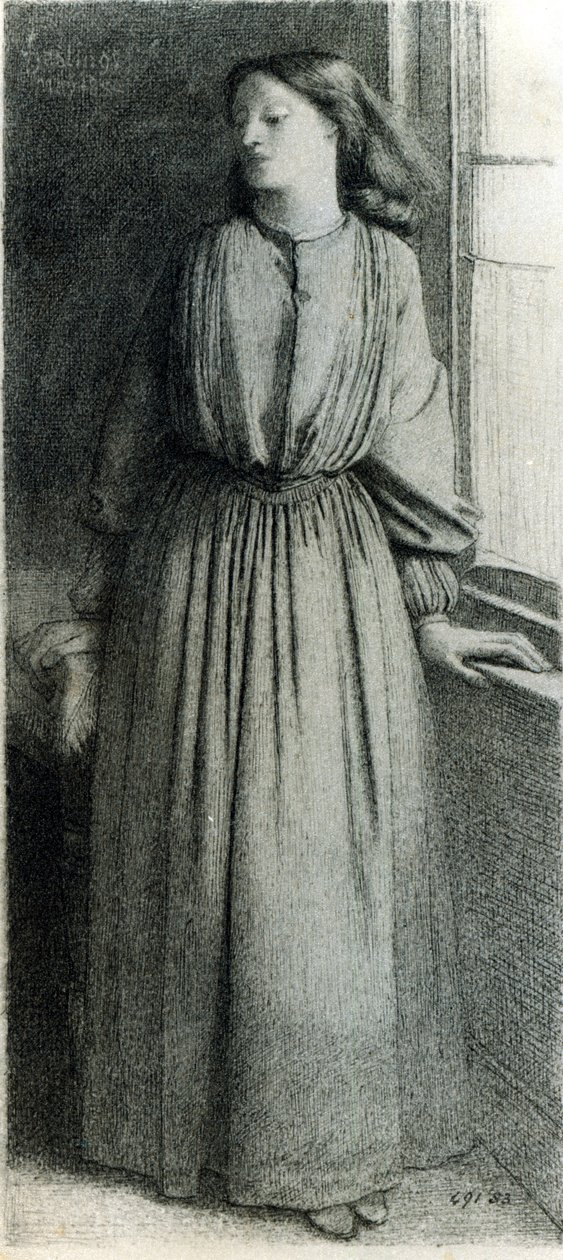 Elizabeth Siddal, mayo de 1854 de Dante Gabriel Charles Rossetti
