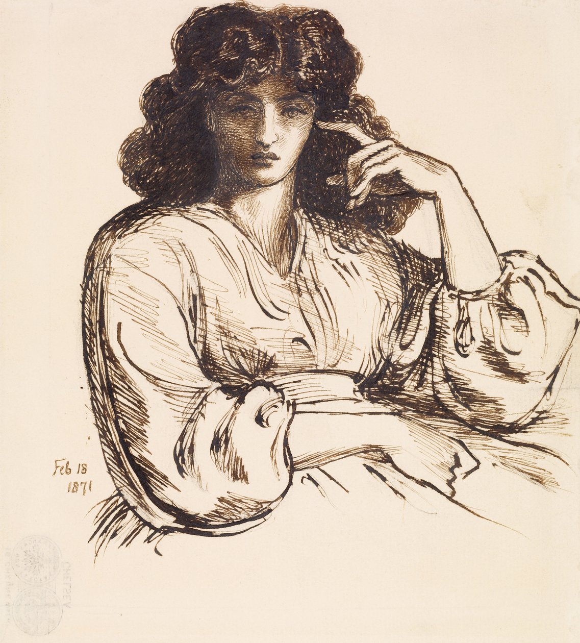 Retrato de Jane Morris de Dante Gabriel Charles Rossetti