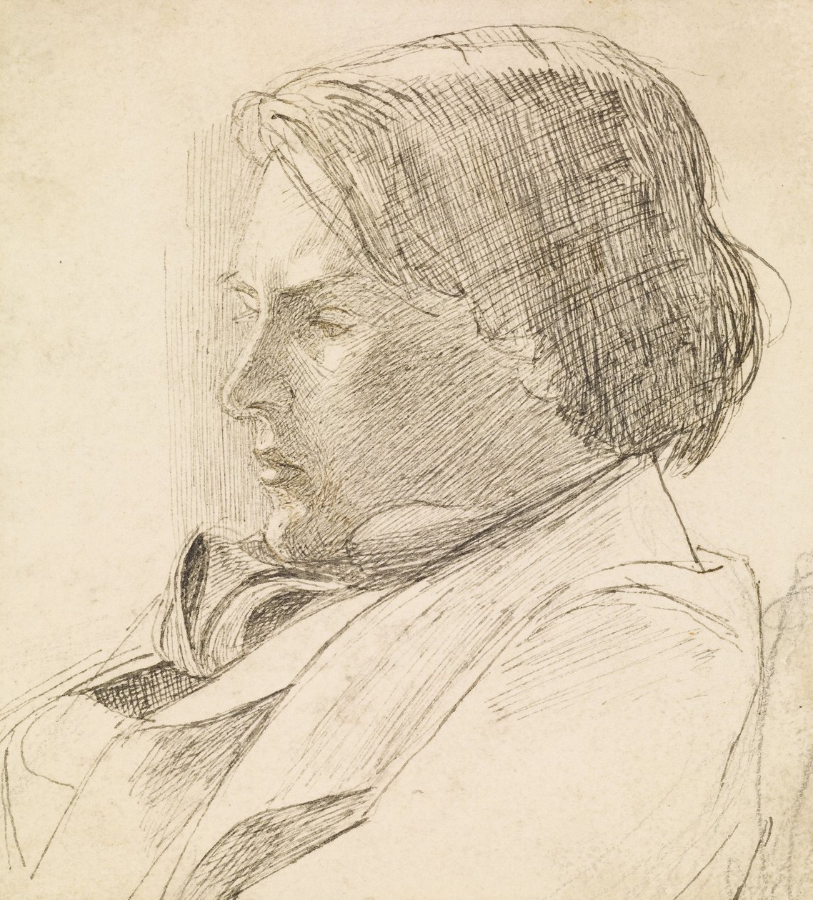 Retrato de un joven de Dante Gabriel Charles Rossetti