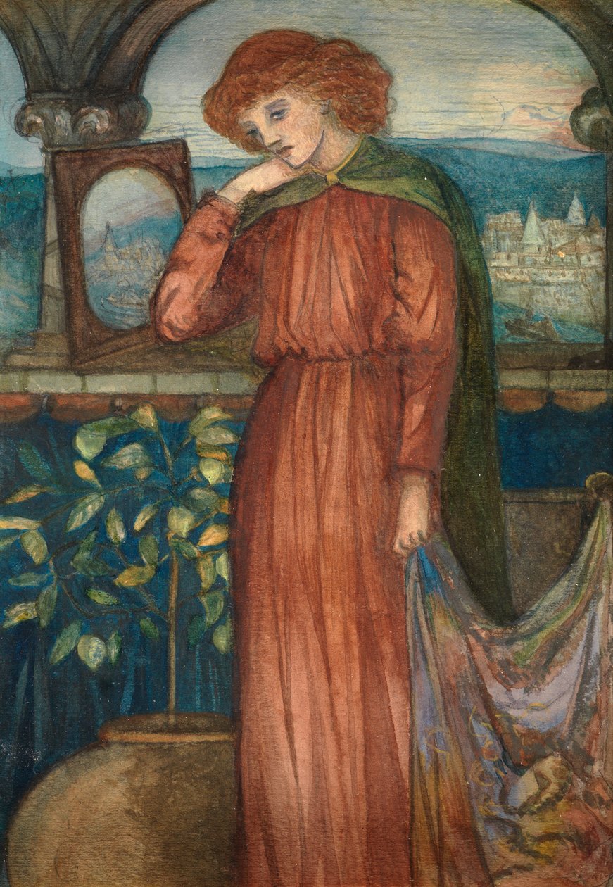 La dama de Shalott de Dante Gabriel Charles Rossetti