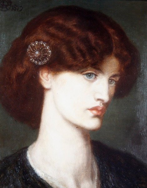 Beatrice, un retrato de Jane Morris de Dante Gabriel Charles Rossetti